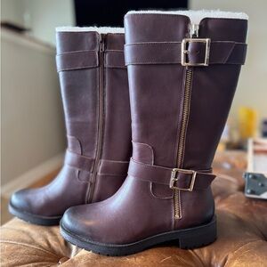 Vionic Marlow Tall Dark Brown Boots Size 6.5 NWOT